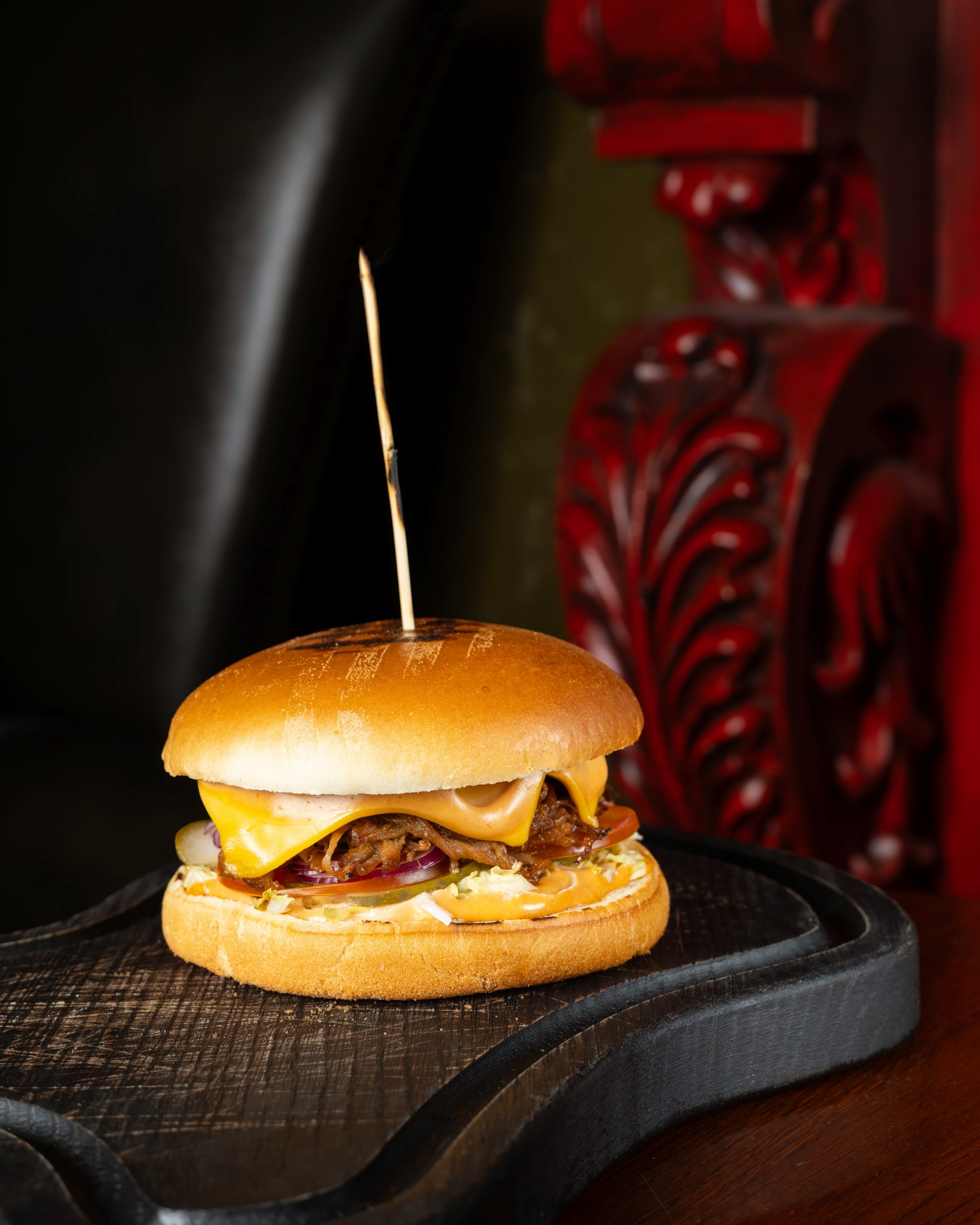 Бургер pulled pork